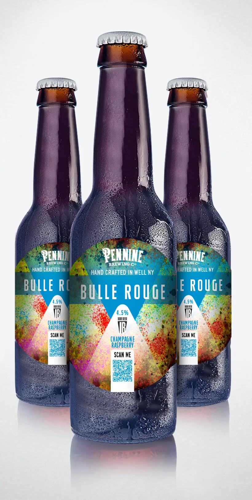 BULLE ROUGE  CHAMPAGNE / RASPBERRY -( 660ml x 12 Bottle )